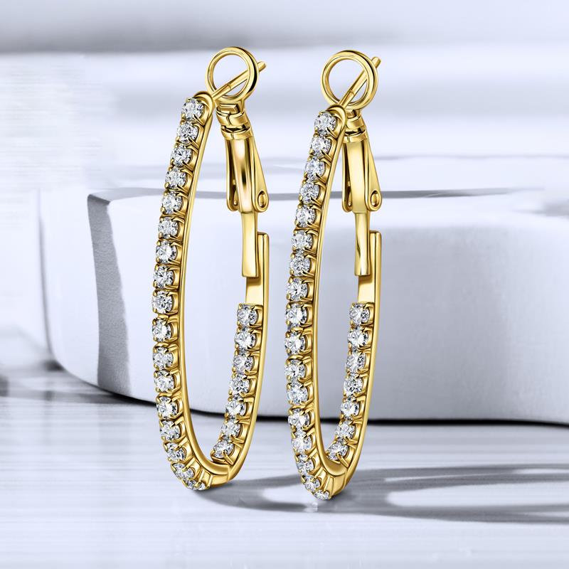 Tinsel Town Earrings (yellow-gold-finished)