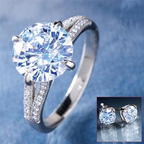 Diamondaura Avalon Ring And Earrings  100 Coupon Check Price ...