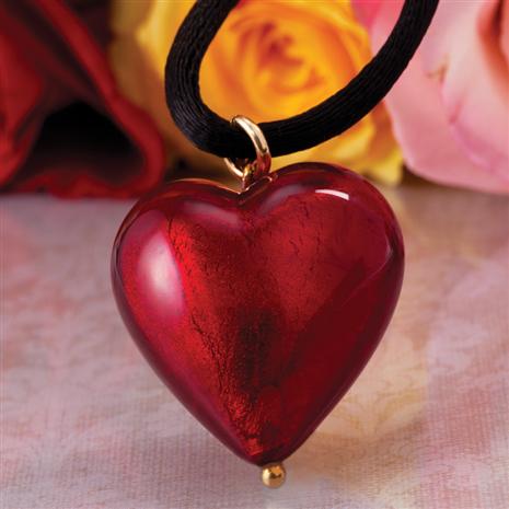 Amora Murano Heart Necklace