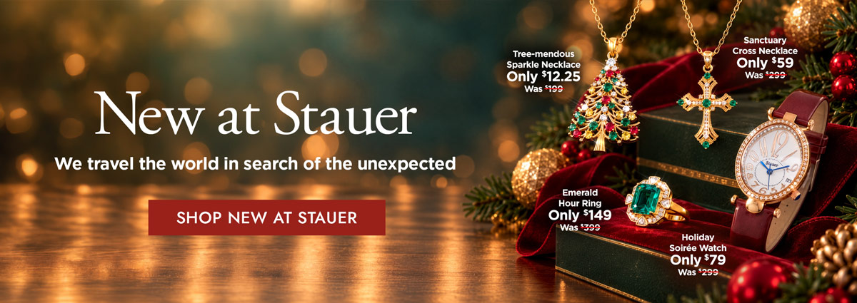 Shop new arrivals at Stauer, including jewelry, watches and gifts