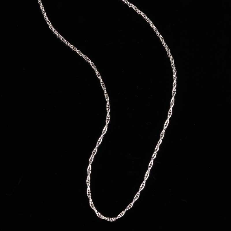 Sterling Silver Rope Chain (18