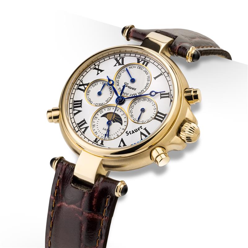 Stauer Gold Finished Graves '33 Wristwatch