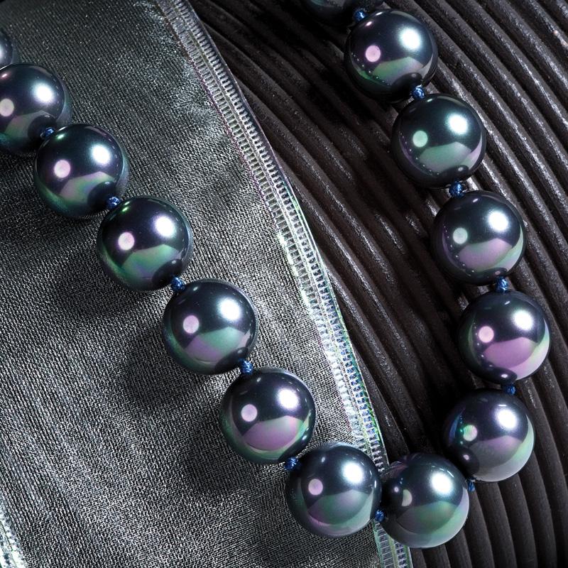 Color Mix Tahitian Pearl Necklace - Marina Korneev Fine Pearls