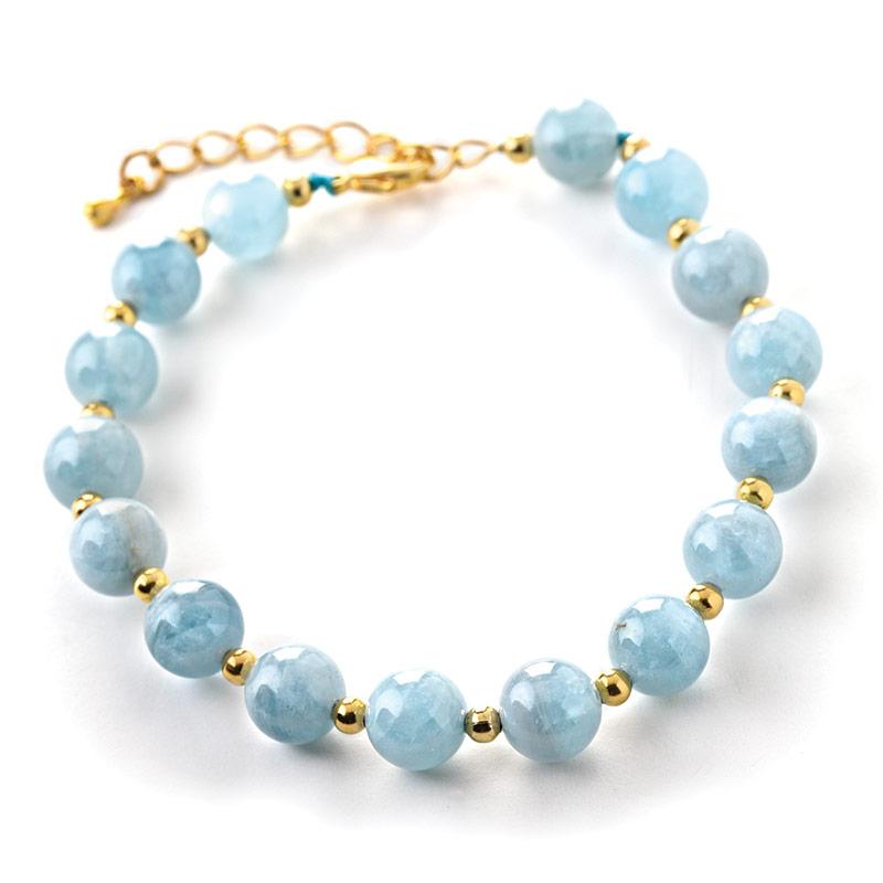 Maré Aquamarine Bracelet & Earrings Set