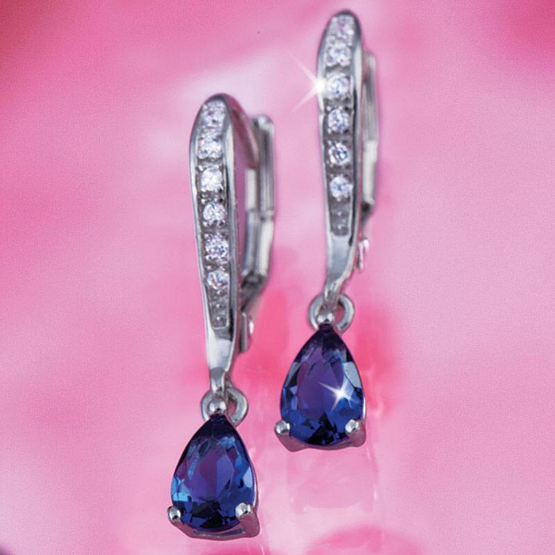 Casanova Sapphire Blue Earrings