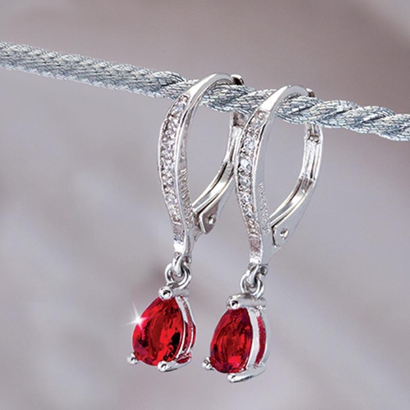 Casanova Ruby Red Earrings
