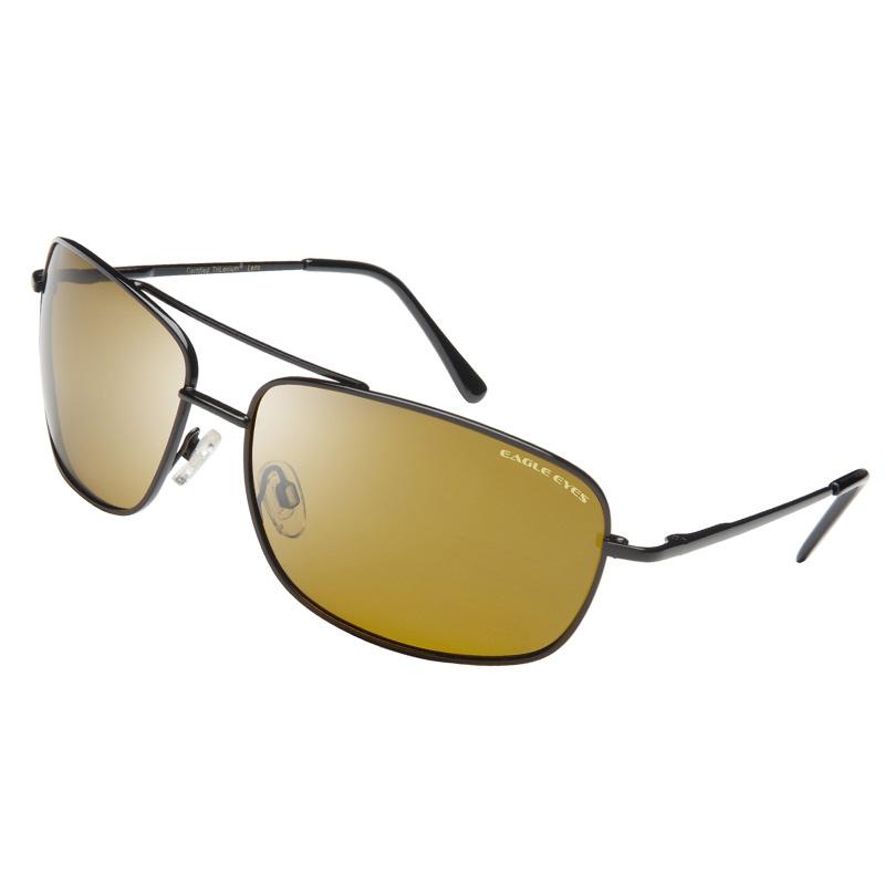 Eagle Eyes Navigator Black Sunglasses & FREE Navigator Gold Sunglasses