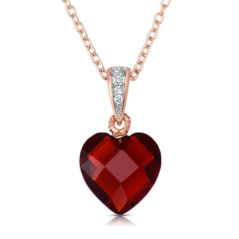 Rock of Love Red Heart Pendant