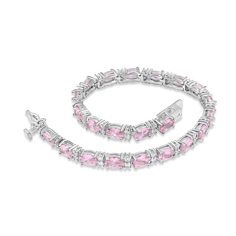Pretty in Pink Tennis Bracelet