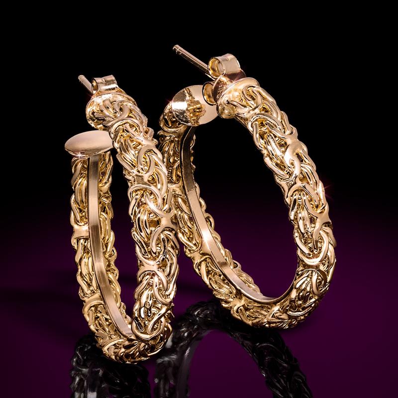 14K Italian Gold Aria Earrings
