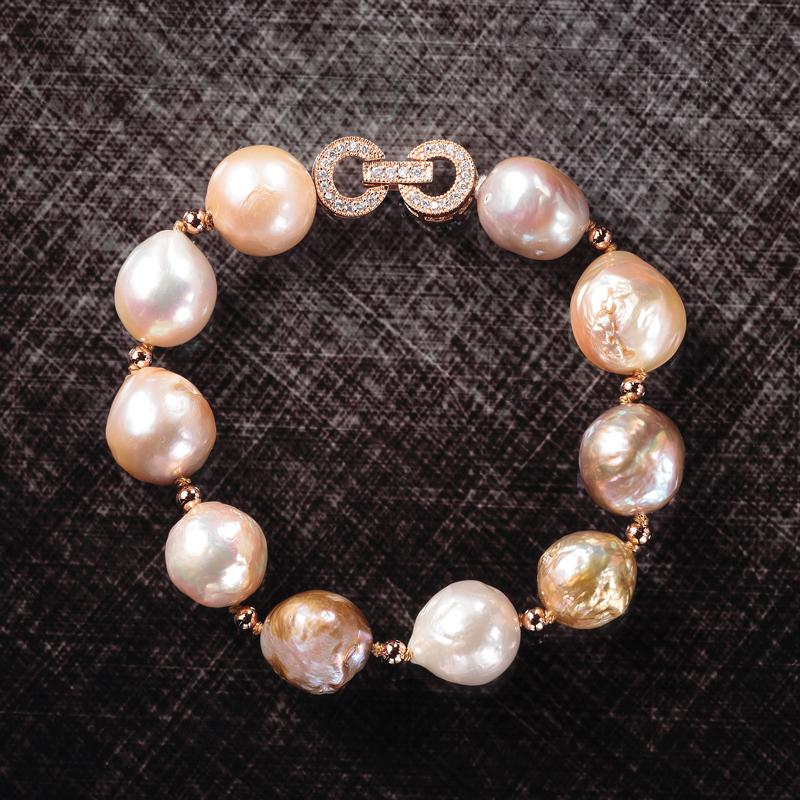 Baroque Pearl Opulence Bracelet