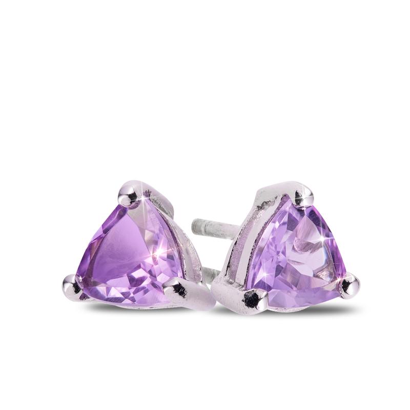 The Amethyst - Diamond Earrings – My Store