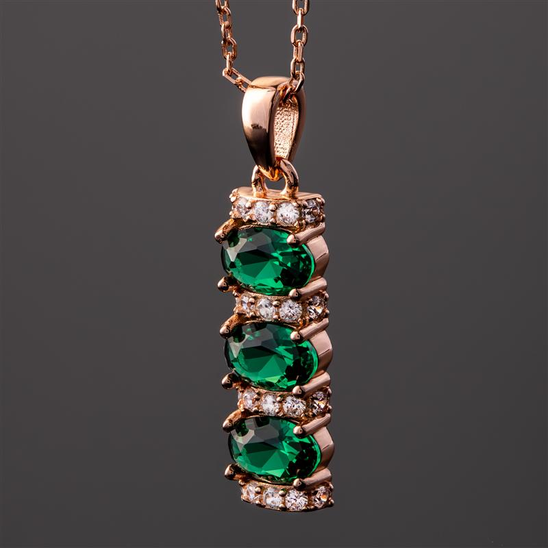 Stress-Free Glamour Necklace (Emerald Green)