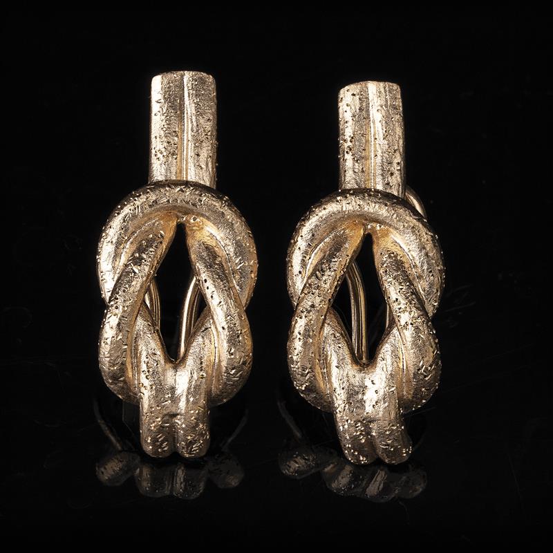 Italian-Made Infinity Earrings