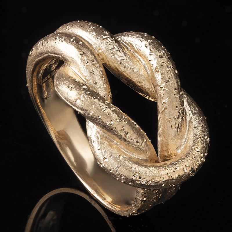 Italian-Made Infinity Ring & Earrings
