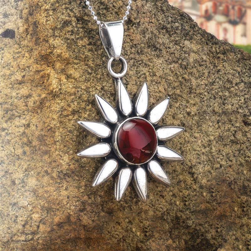 Red Jasper Corazon Ring and Necklace
