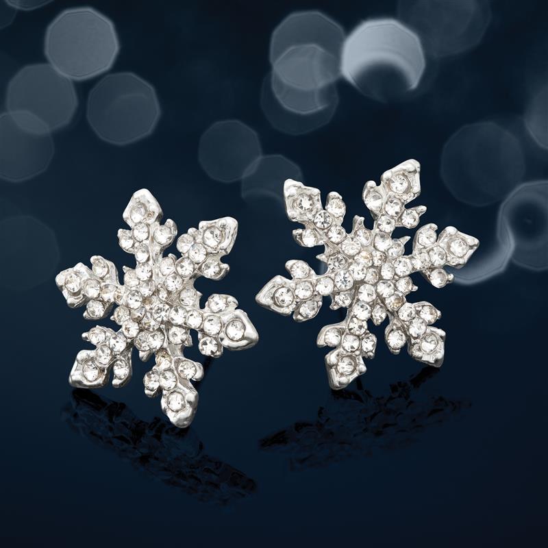 Diamond Snowflake Earring | bespoke fine jewelry | Alexandra Jules