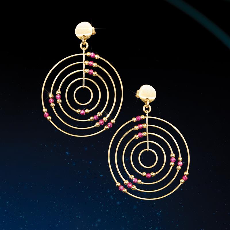 Copernicus Ruby Root Earrings