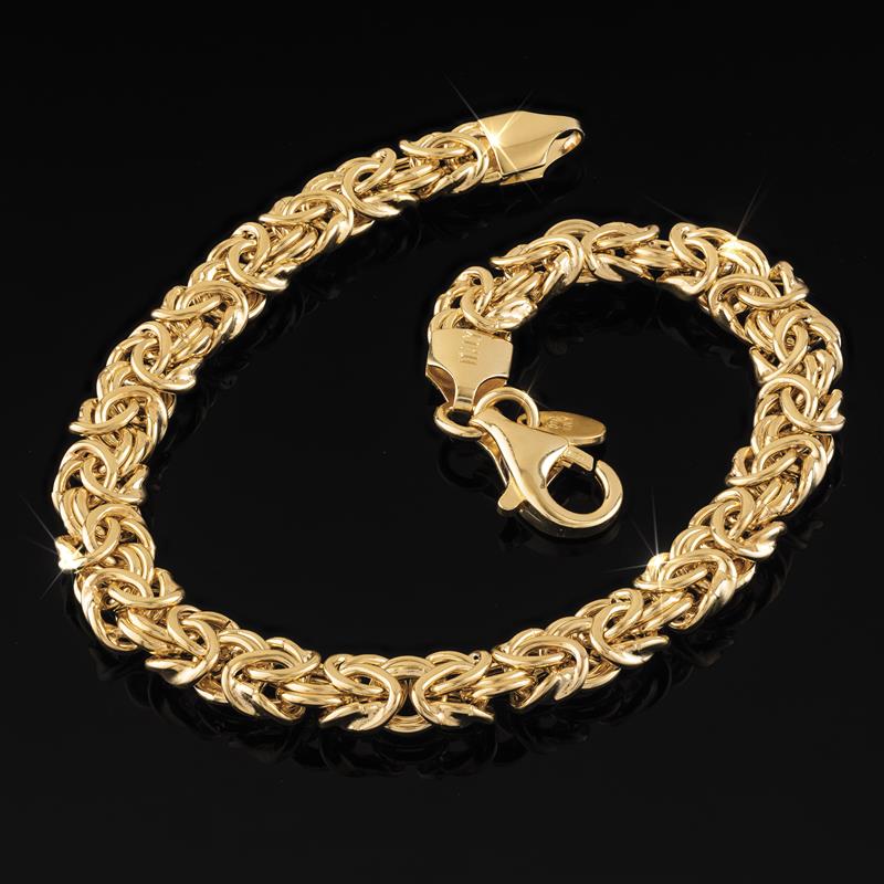 Gold-finished Eterno Byzantine Bracelet