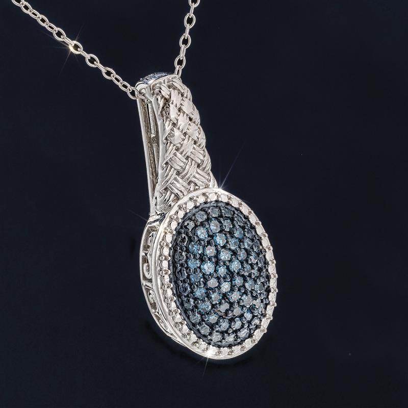 Dreamweaver Blue Diamond Necklace