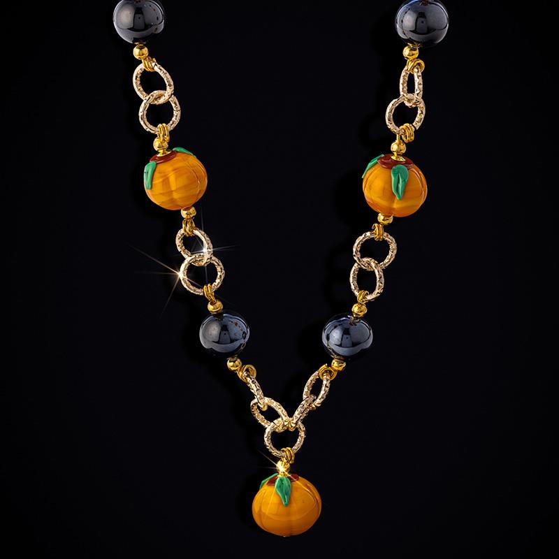 Harvest Garden Murano Glass Necklace