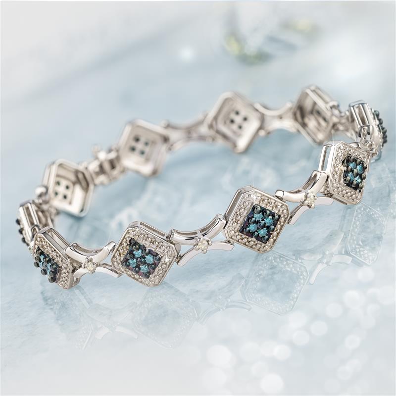 Beckon Blue Diamond Bracelet