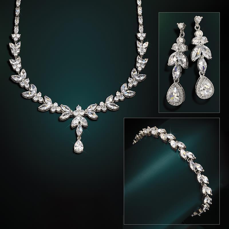 Sparkling Hope Necklace, Bracelet & Earrings