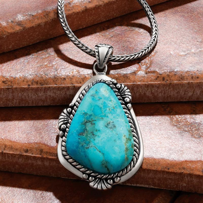 Women's Sedona Turquoise Pendant (26 carats)