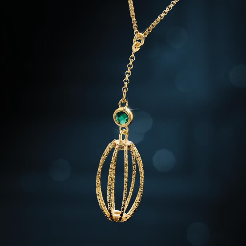 Italian Cage Necklace & Earrings