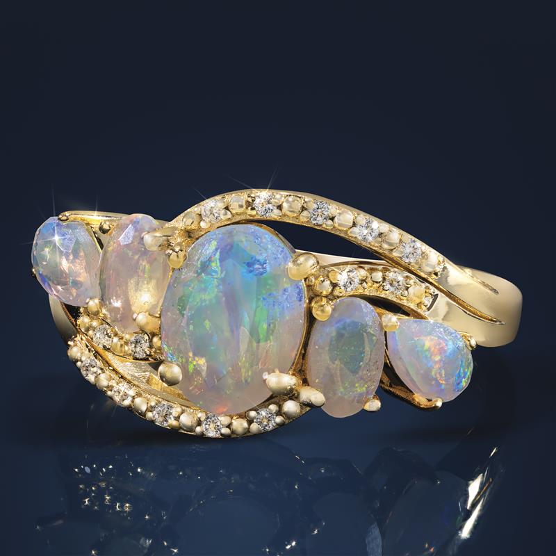 Opal Opulence Ring & Studs