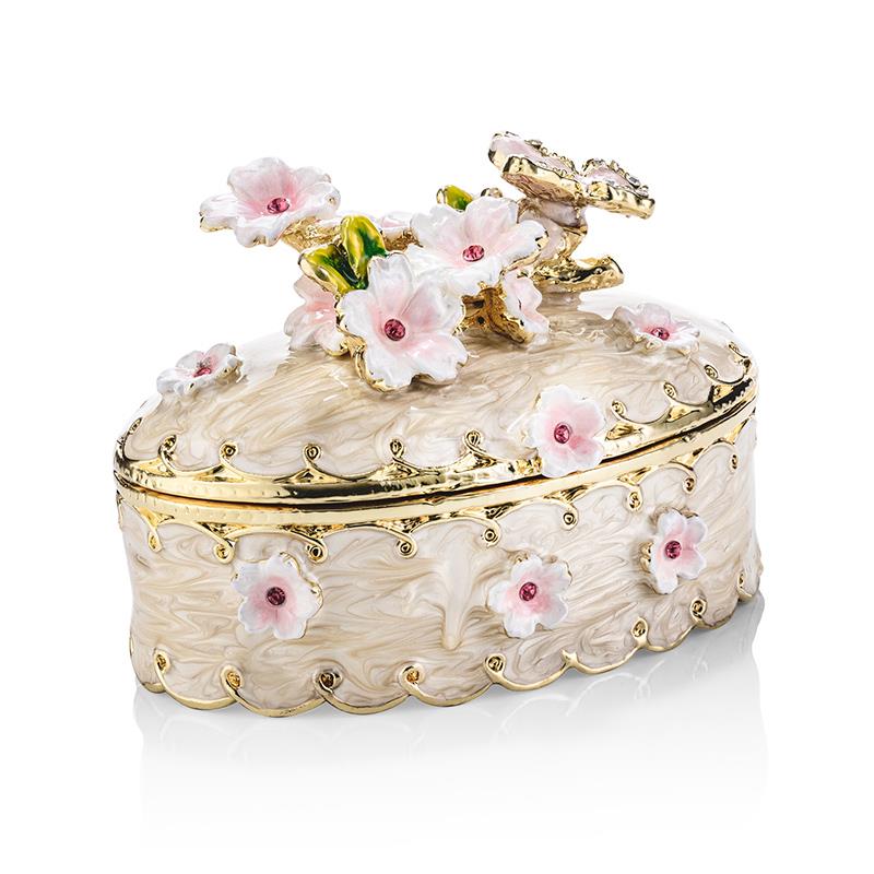 Joyful Treasures Trinket Box (Cream)