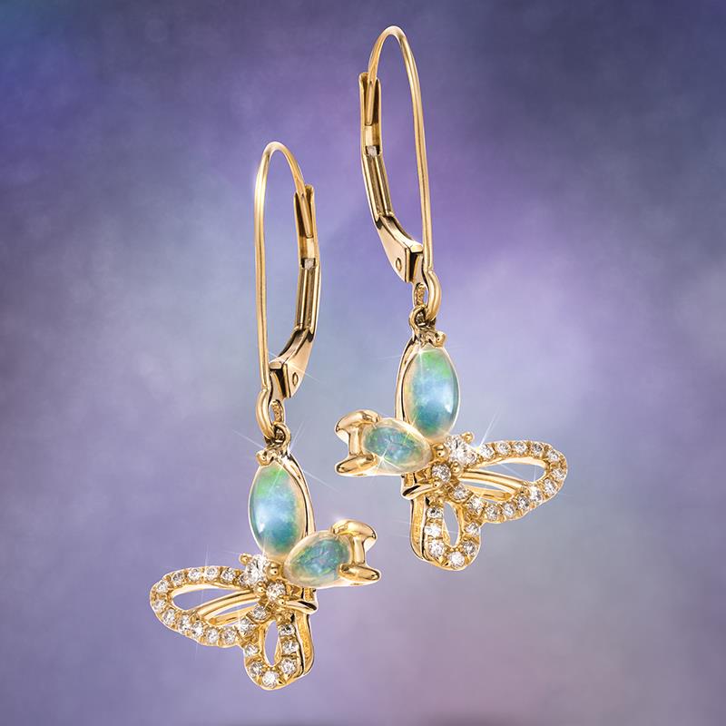 Buy Giva Sterling Silver Golden Butterfly Earrings For Women Online at Best  Prices in India - JioMart.