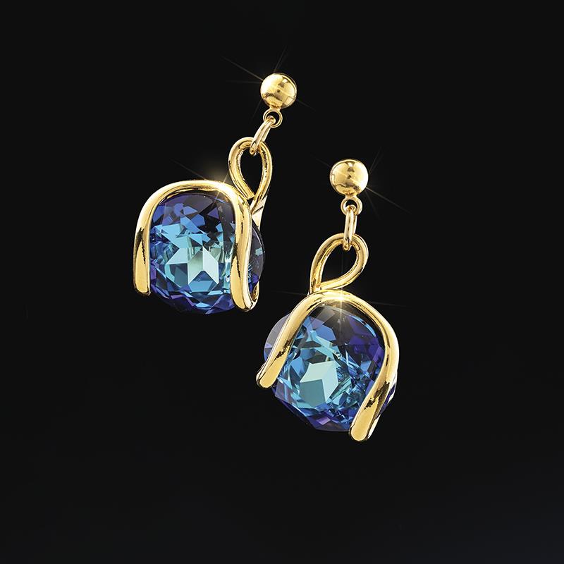 Lake Garda Blue Necklace & Earrings