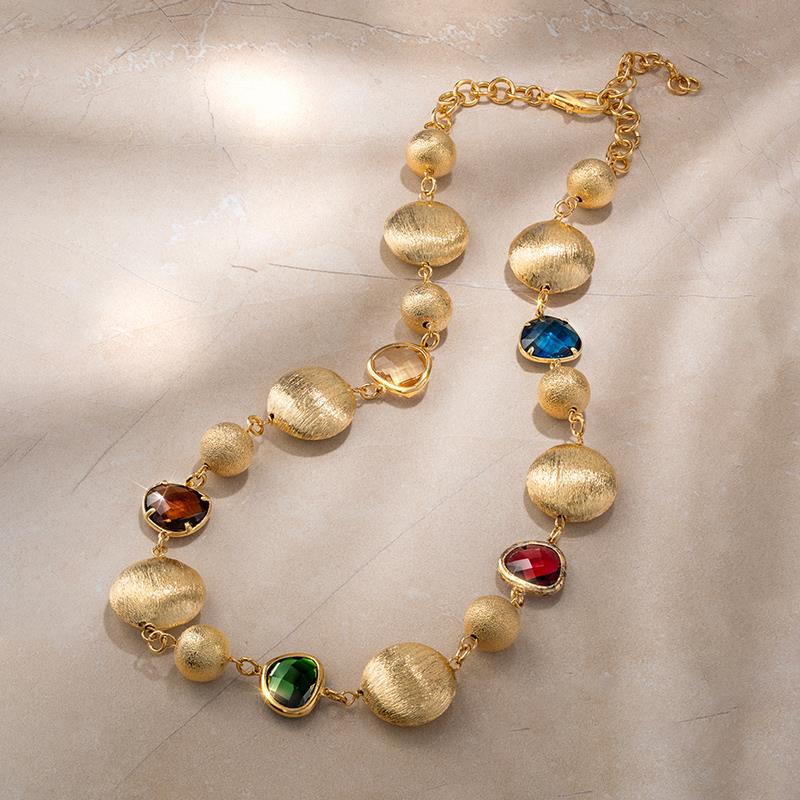 Florence Sunset Italian Glass Necklace, Bracelet and Earrings
