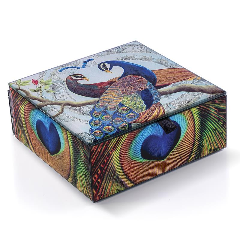 Regal Treasures Keepsake Box (Peacock)