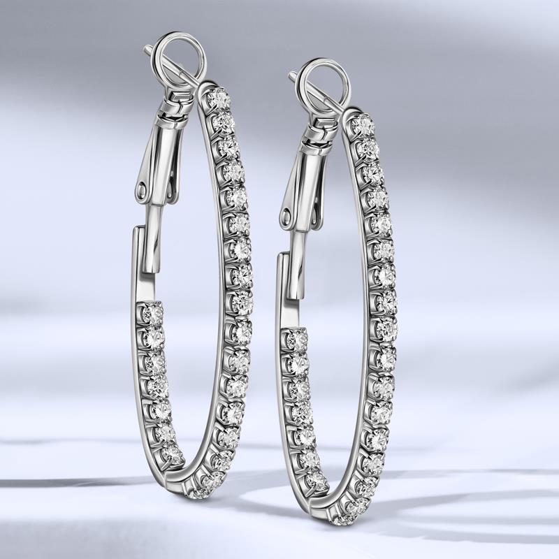 Tinsel Town Earrings (silver-finished)