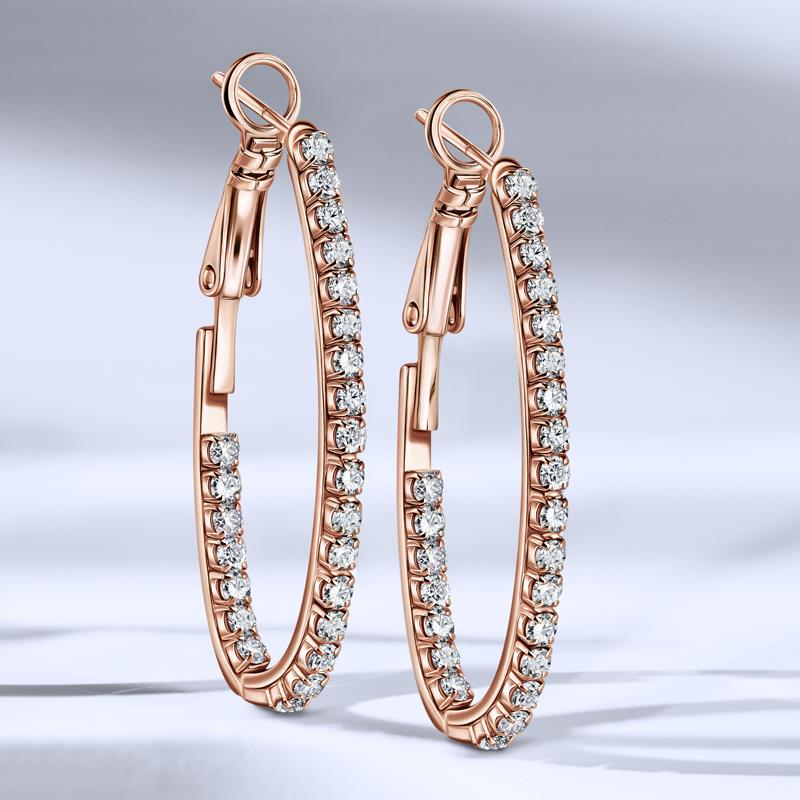 Tinsel Town Earrings (rose-gold-finished)