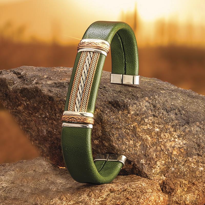 Men's Bracelet Vintage Genuine Leather Wrist Band Cuff Bracelet – Innovato  Design