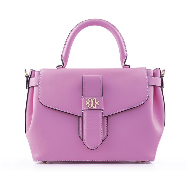 Italian Rosa Leather Handbag