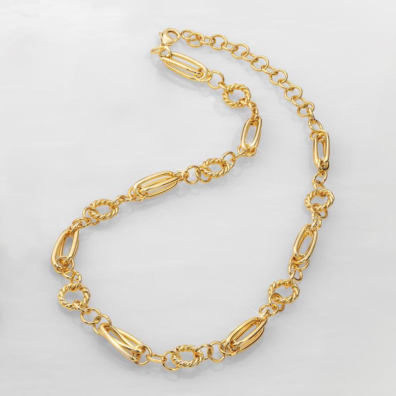 Triple Link Chain Necklace
