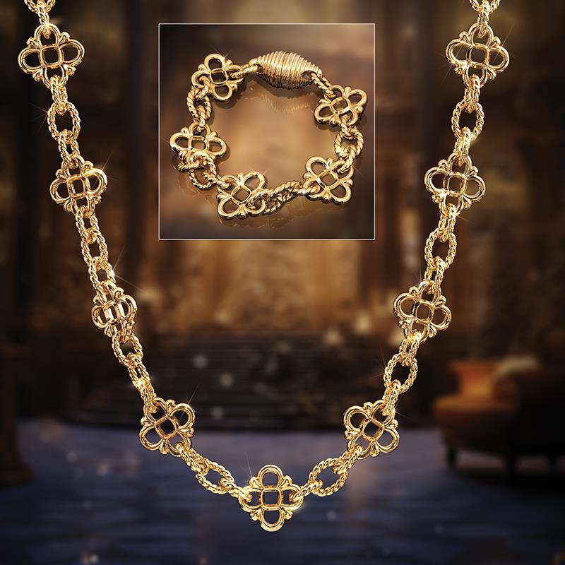Quatrefoil Necklace & Bracelet