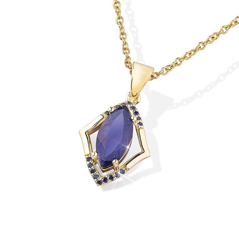 Women's Gem Island Sapphire Pendant
