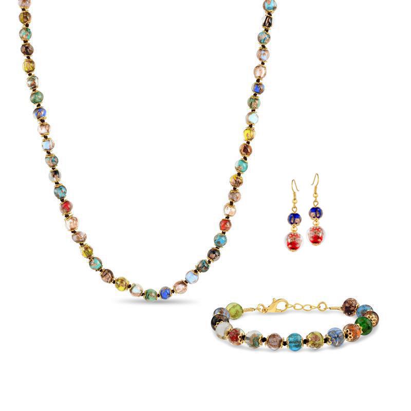 Cornaro Necklace, Bracelet and Earrings