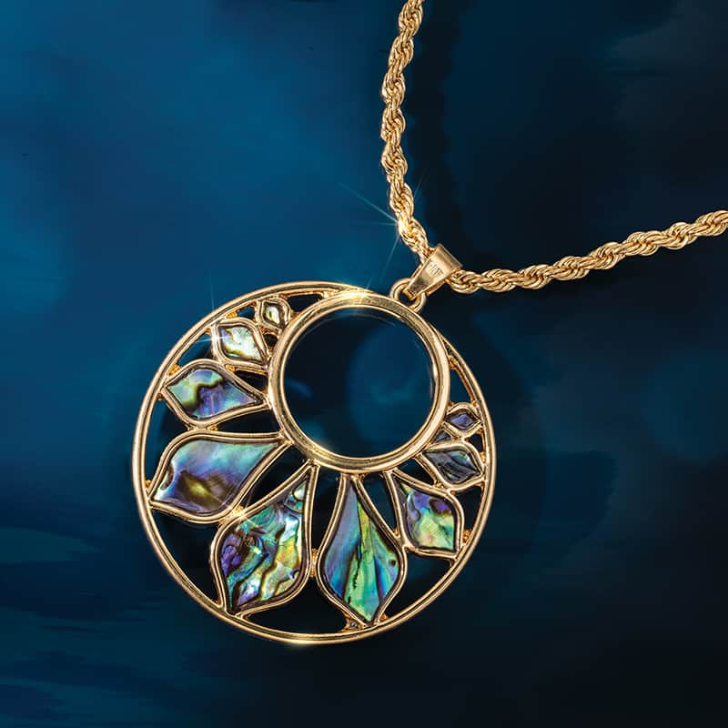 Rainbow Cove Abalone Necklace