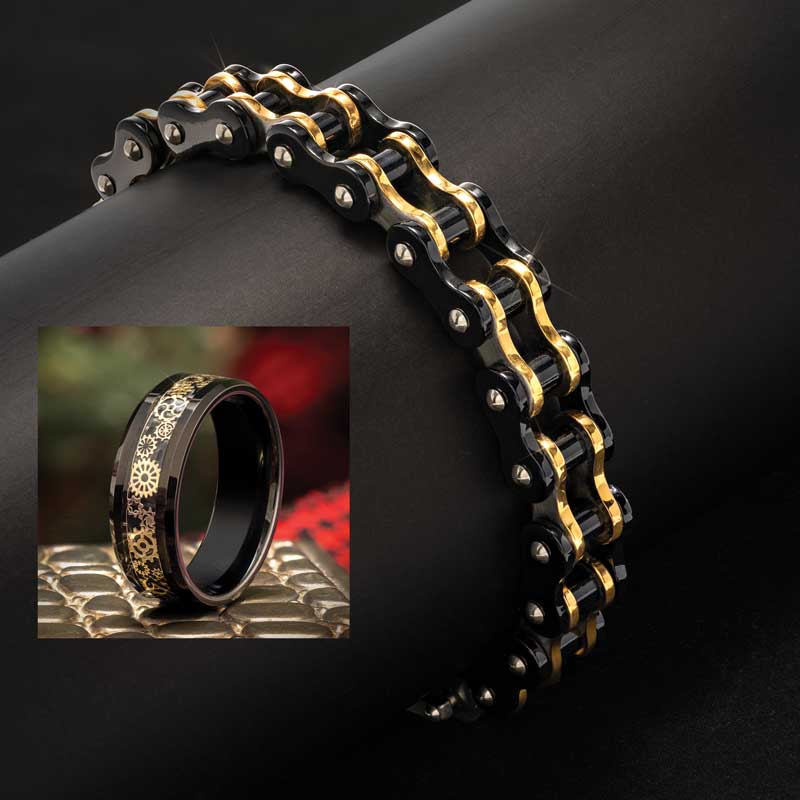 Men's Watchmaker Bracelet & Ring