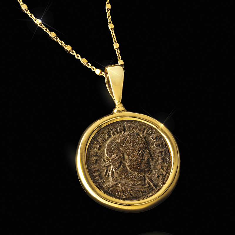 Roman Coin Pendant plus Chain