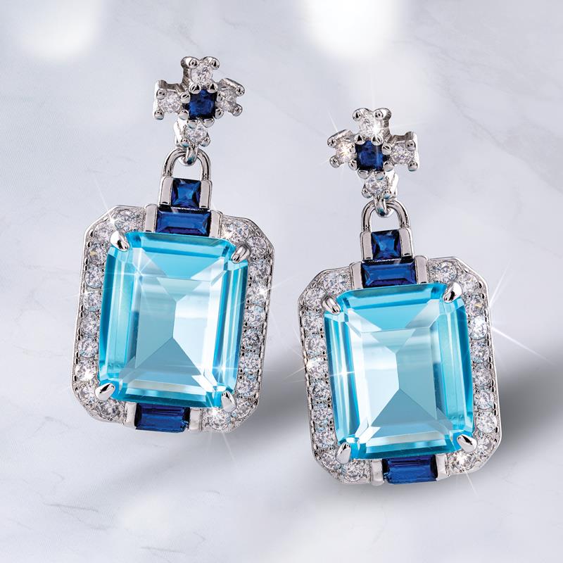 Women's Royal Blue Earrings