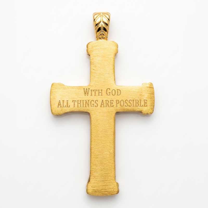 Gold Rush Cross Pendant