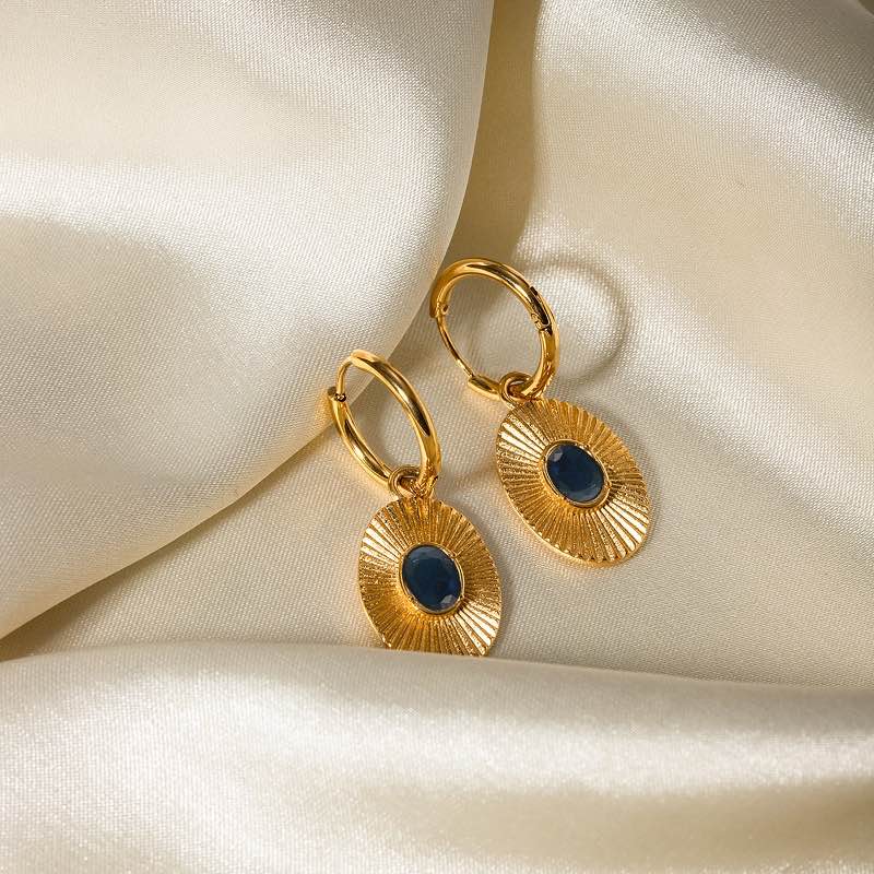 Eternal Radiance Earring (Sapphire Blue)