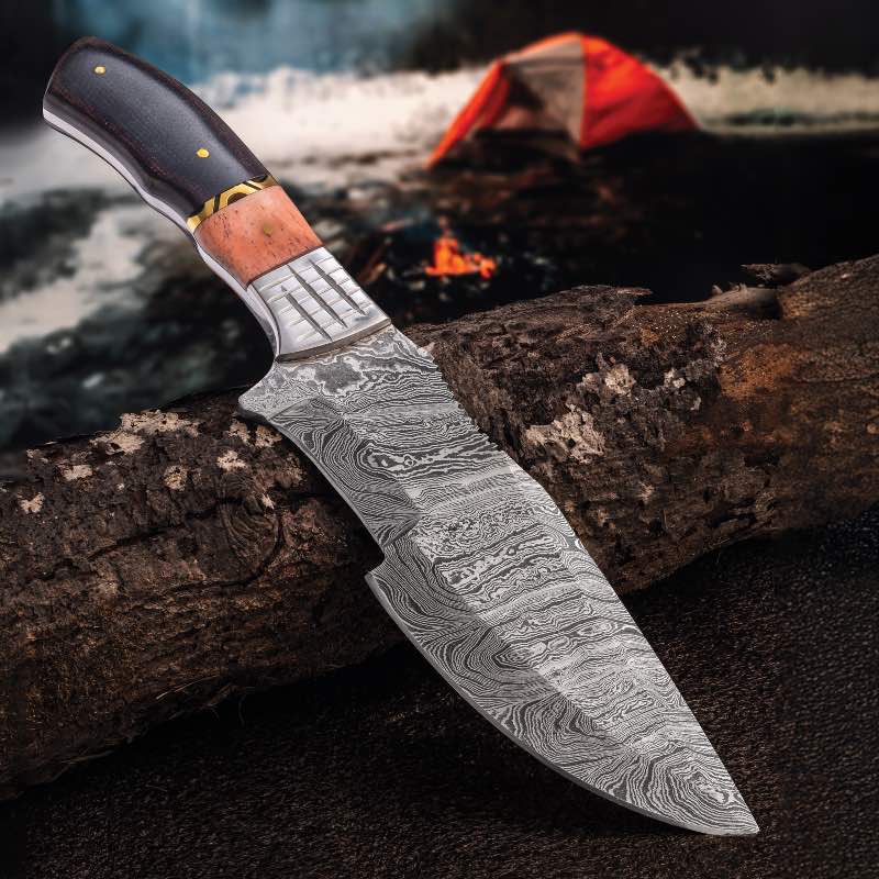 Mountain Trail Damascus Knife